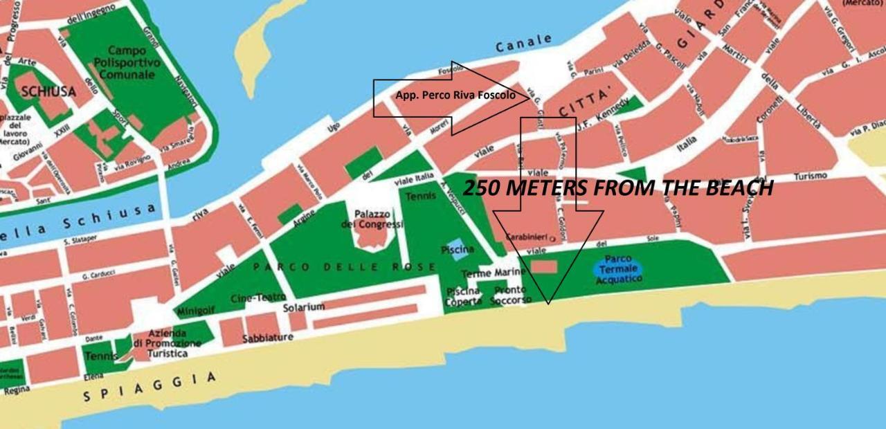 Appartamento Perco Riva Foscolo Grado Exterior foto